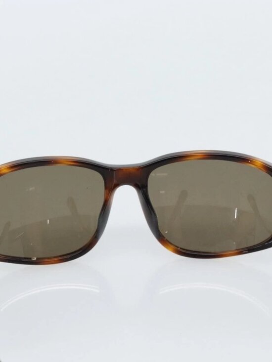 CHANEL Tortoise Pattern Sunglasses Plastic Brown Gold CC Auth bs35421